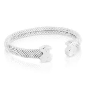 TOUS silver bangle mesh
